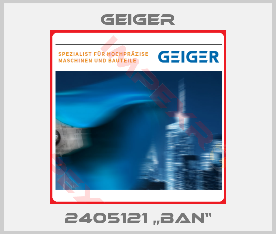 Geiger-2405121 „BAN“
