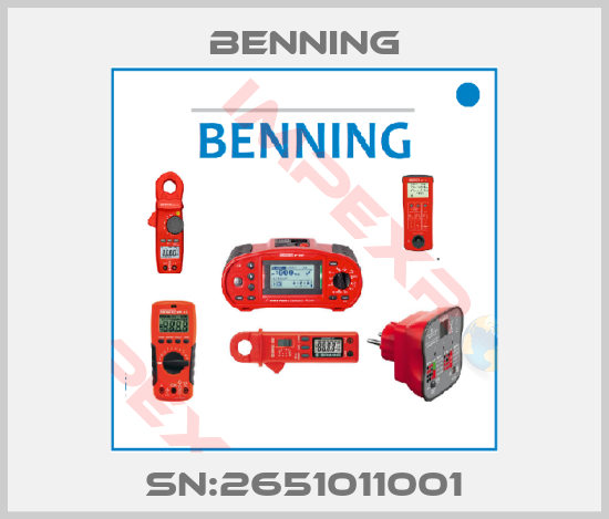 Benning-SN:2651011001
