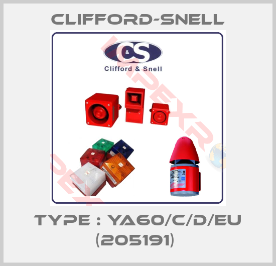 Clifford-Snell-Type : YA60/C/D/EU (205191) 