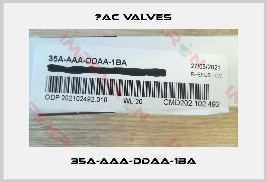 МAC Valves-35A-AAA-DDAA-1BA