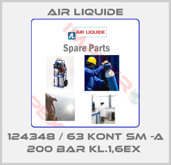 Air Liquide-124348 / 63 KONT SM -A 200 BAR KL.1,6EX 