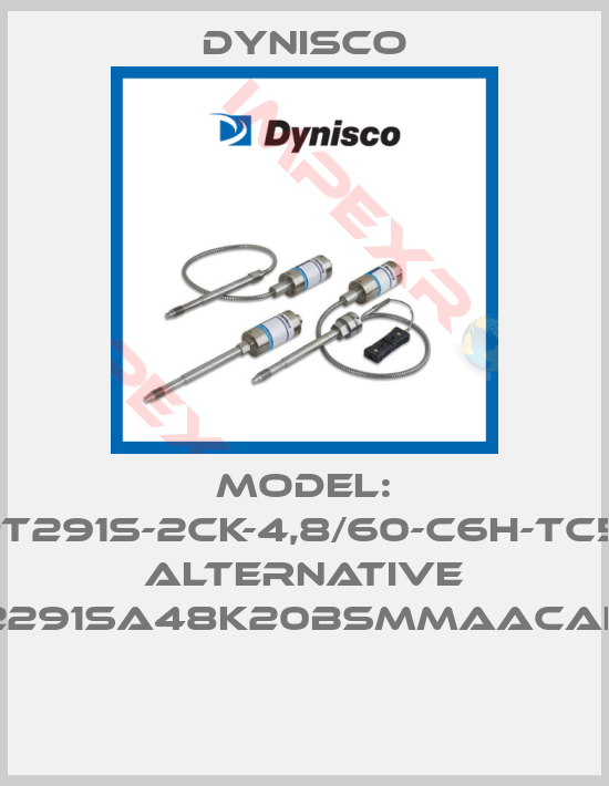 Dynisco-Model: PT291S-2CK-4,8/60-C6H-TC5- Alternative 2291SA48K20BSMMAACAK 