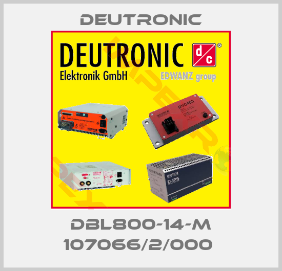 Deutronic-DBL800-14-M 107066/2/000 