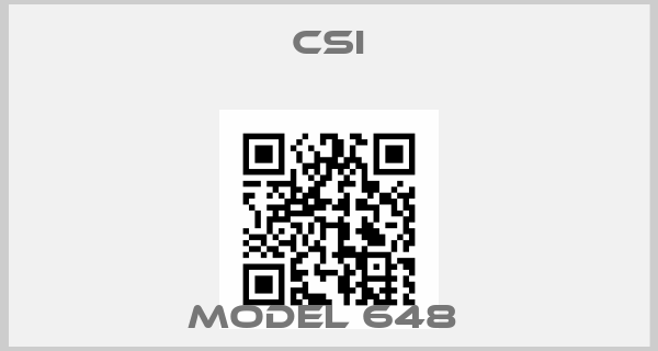 CSI-Model 648 
