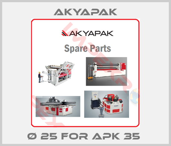 Akyapak-Ø 25 for APK 35 