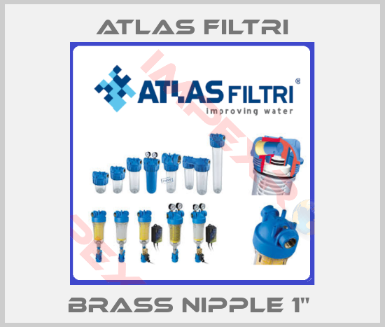 Atlas Filtri-brass nipple 1" 