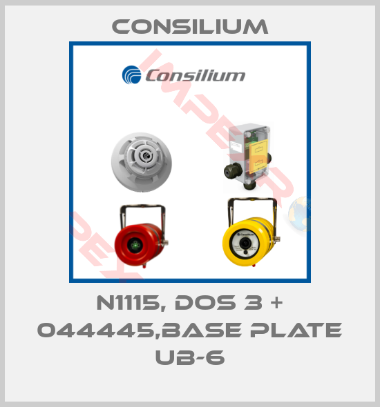 Consilium-N1115, DOS 3 + 044445,BASE PLATE UB-6