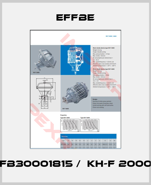 Effbe-FB30001815 /  KH-F 2000