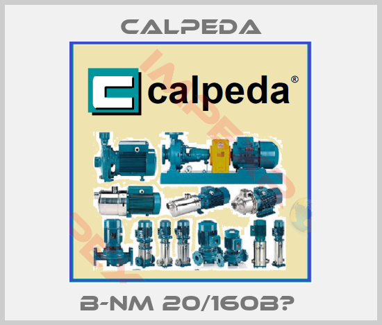 Calpeda-B-NM 20/160BЕ 