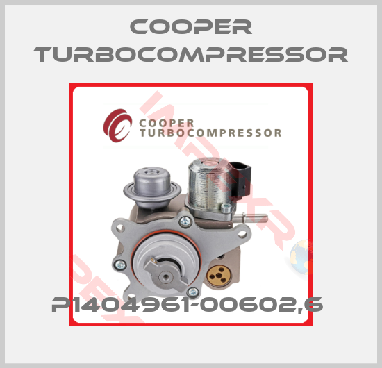 Cooper Turbocompressor-P1404961-00602,6 