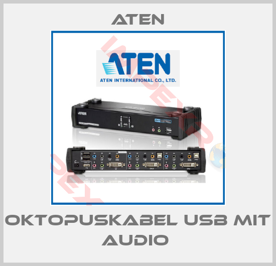 Aten-Oktopuskabel USB mit Audio 