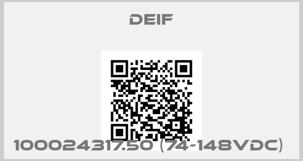 Deif-100024317.50 (74-148VDC) 