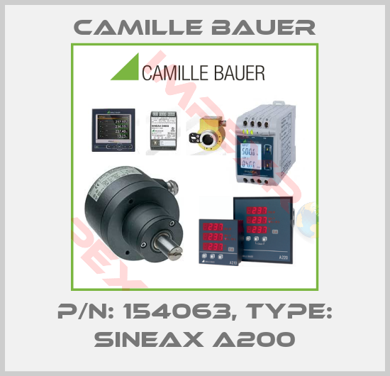 Camille Bauer-P/N: 154063, Type: SINEAX A200