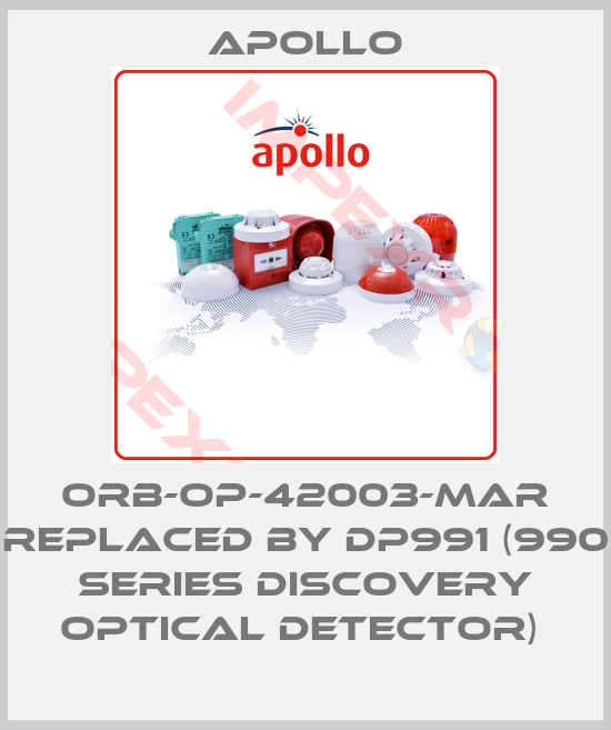 Apollo- ORB-OP-42003-MAR REPLACED BY DP991 (990 Series Discovery Optical Detector) 