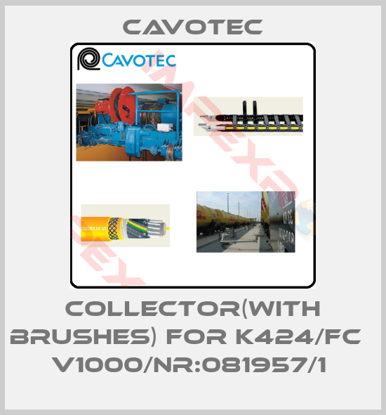 Cavotec-Collector(with brushes) for K424/FC   V1000/Nr:081957/1 