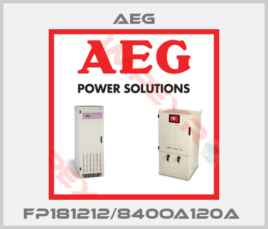 AEG-FP181212/840OA120A 