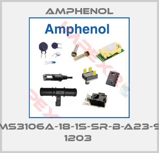Amphenol-MS3106A-18-1S-SR-B-A23-9 1203 