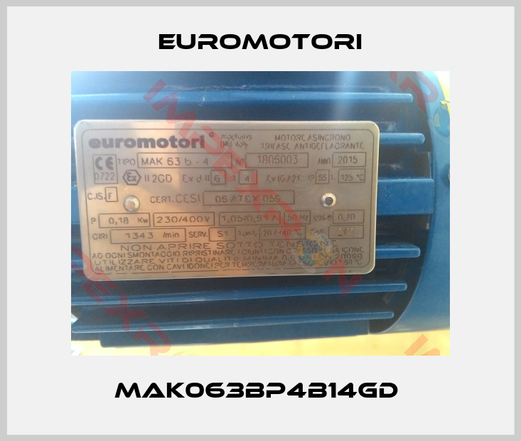 Euromotori-MAK063BP4B14GD 