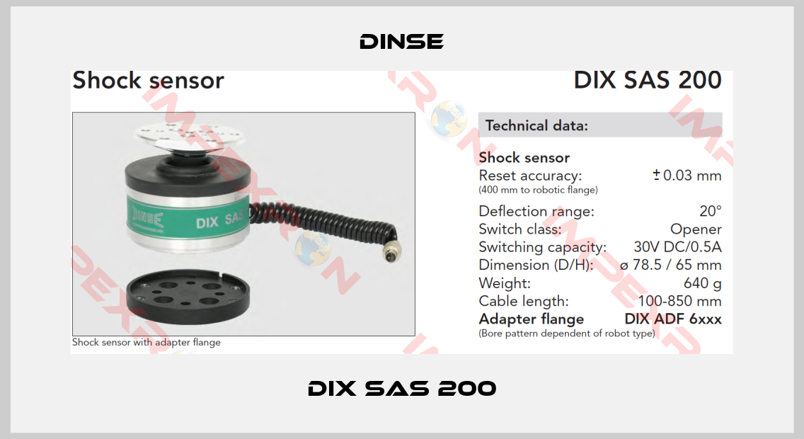 Dinse-DIX SAS 200