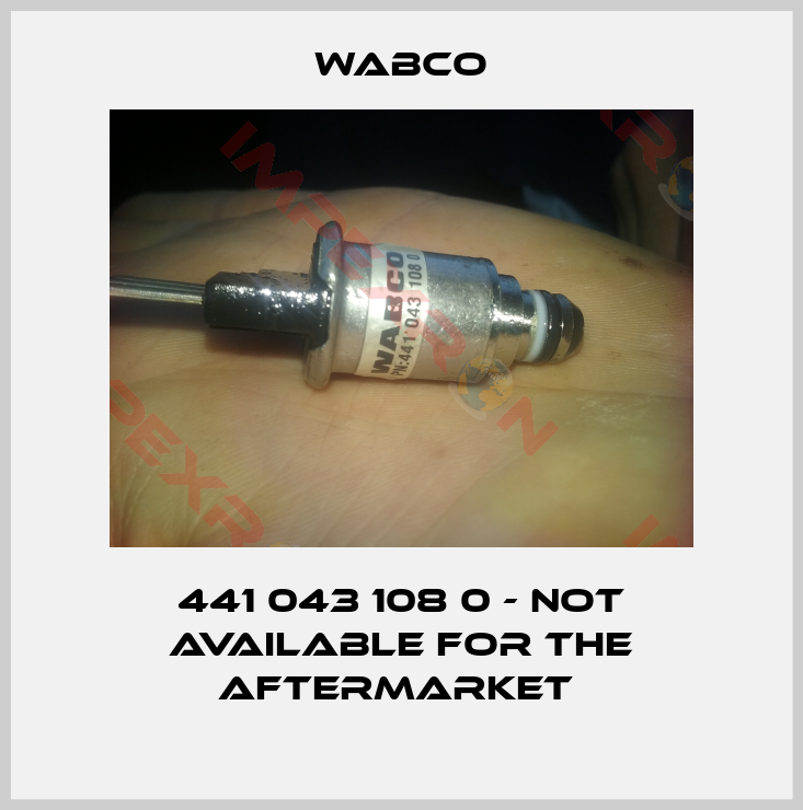 Wabco-441 043 108 0 - not available for the aftermarket 