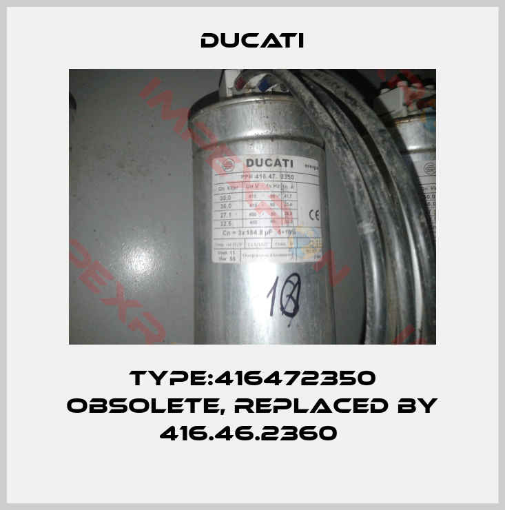 Ducati-Type:416472350 Obsolete, replaced by 416.46.2360 