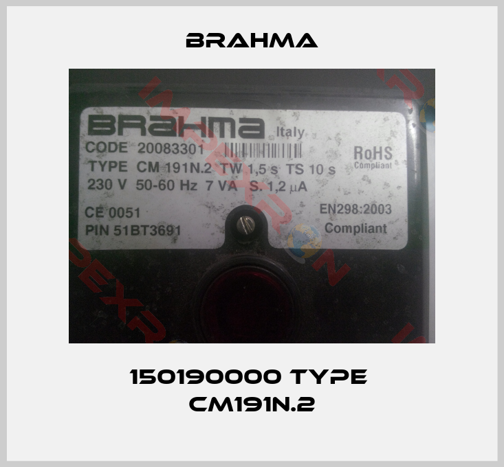 Brahma-150190000 Type  CM191N.2