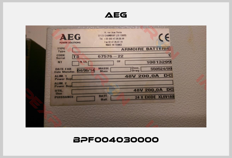 AEG-BPF004030000
