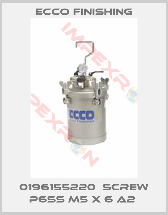 Ecco Finishing-0196155220  SCREW P6SS M5 X 6 A2 
