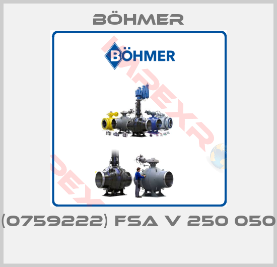 Böhmer-(0759222) FSA V 250 050 
