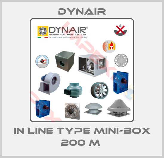 Dynair-In Line type Mini-Box 200 M 