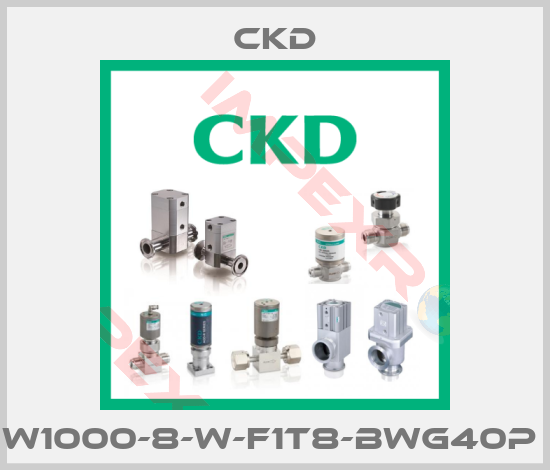 Ckd-W1000-8-W-F1T8-BWG40P 