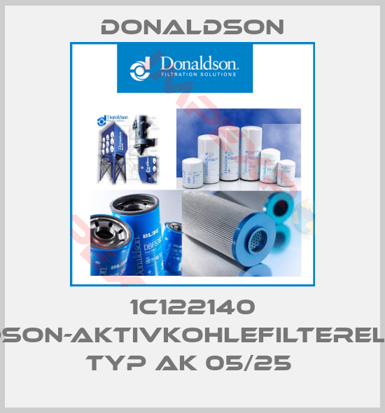 Donaldson-1C122140 DONALDSON-AKTIVKOHLEFILTERELEMENTE TYP AK 05/25 