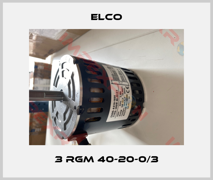 Elco-3 RGM 40-20-0/3