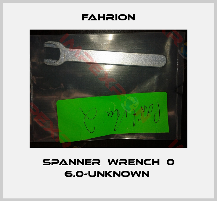 Fahrion-SPANNER  WRENCH  0 6.0-unknown 