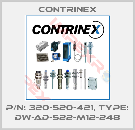 Contrinex-p/n: 320-520-421, Type: DW-AD-522-M12-248