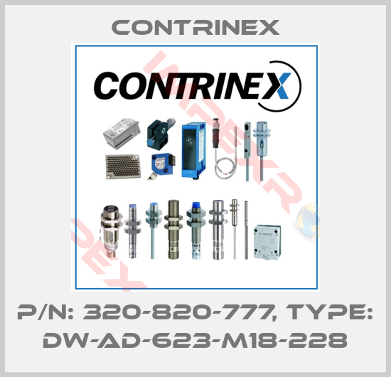 Contrinex-p/n: 320-820-777, Type: DW-AD-623-M18-228