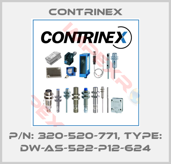 Contrinex-p/n: 320-520-771, Type: DW-AS-522-P12-624