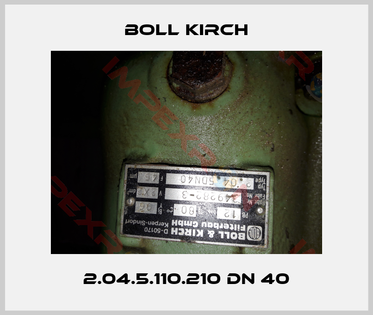 Boll Kirch-2.04.5.110.210 DN 40