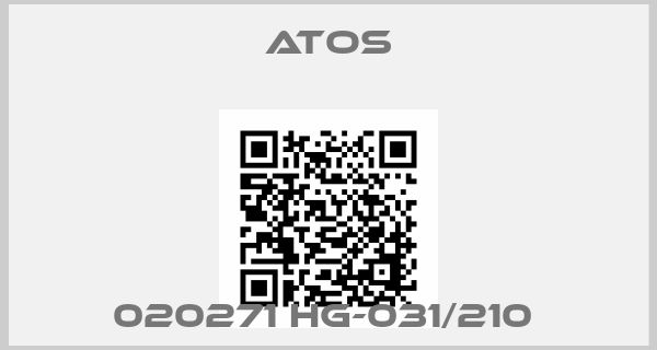 Atos-020271 HG-031/210 