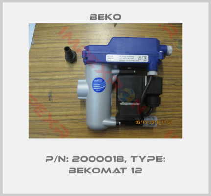 Beko-P/N: 2000018, Type: BEKOMAT 12
