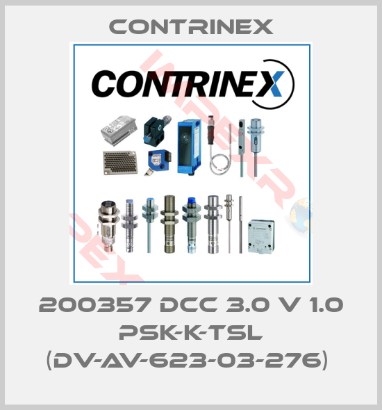 Contrinex-200357 DCC 3.0 V 1.0 PSK-K-TSL (DV-AV-623-03-276) 