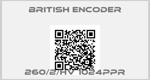 British Encoder-260/2/HV 1024PPR