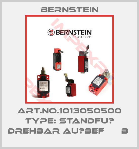 Bernstein-Art.No.1013050500 Type: STANDFU? DREHBAR AU?BEF      B 