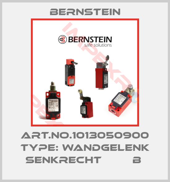 Bernstein-Art.No.1013050900 Type: WANDGELENK SENKRECHT         B 