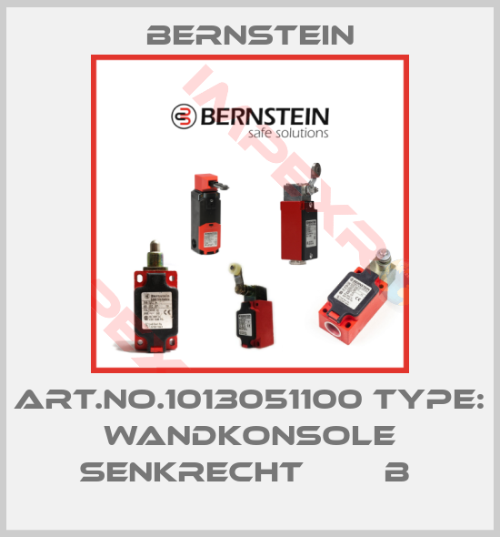 Bernstein-Art.No.1013051100 Type: WANDKONSOLE SENKRECHT        B 