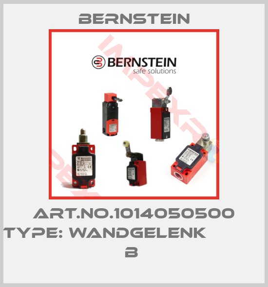 Bernstein-Art.No.1014050500 Type: WANDGELENK                   B 