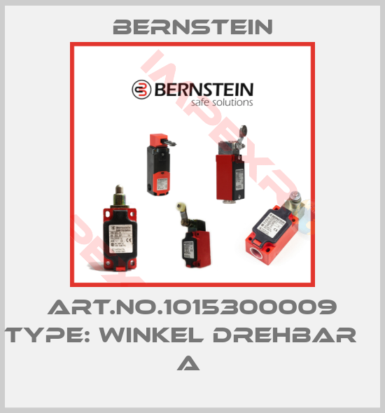 Bernstein-Art.No.1015300009 Type: WINKEL DREHBAR               A 