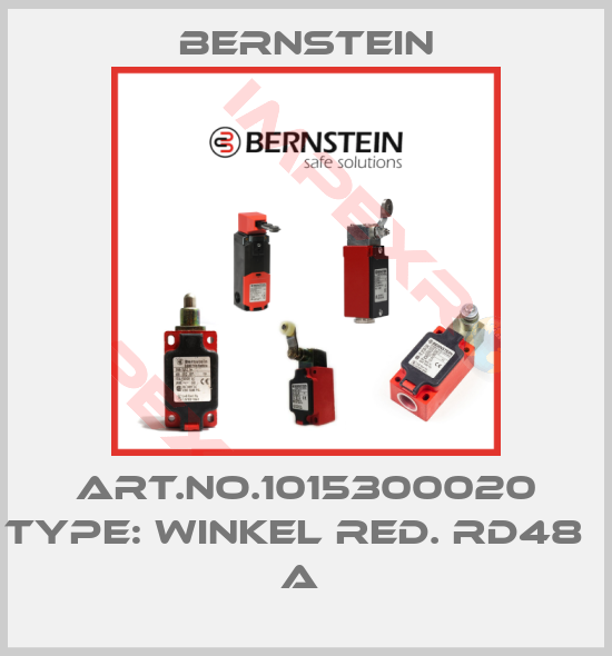 Bernstein-Art.No.1015300020 Type: WINKEL RED. RD48             A 