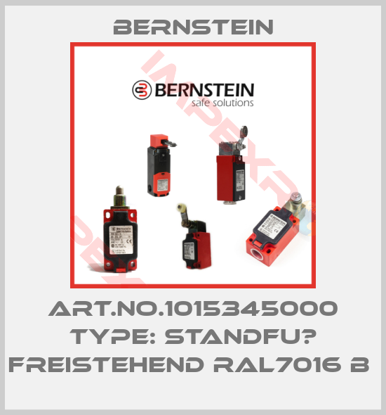 Bernstein-Art.No.1015345000 Type: STANDFU? FREISTEHEND RAL7016 B 