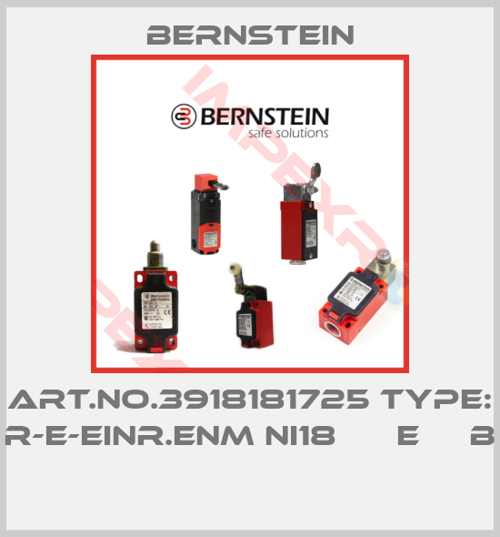 Bernstein-Art.No.3918181725 Type: R-E-EINR.ENM NI18      E     B 